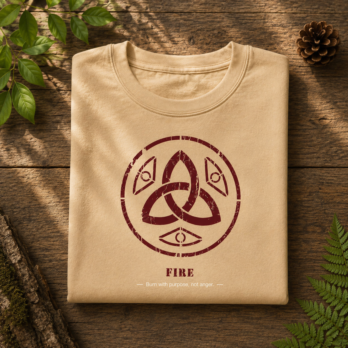 FIRE-Burn with purpose, not anger.