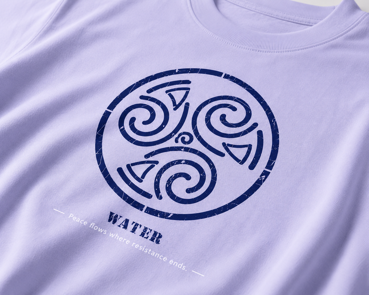 WATER- Peace flows where resistance ends.
