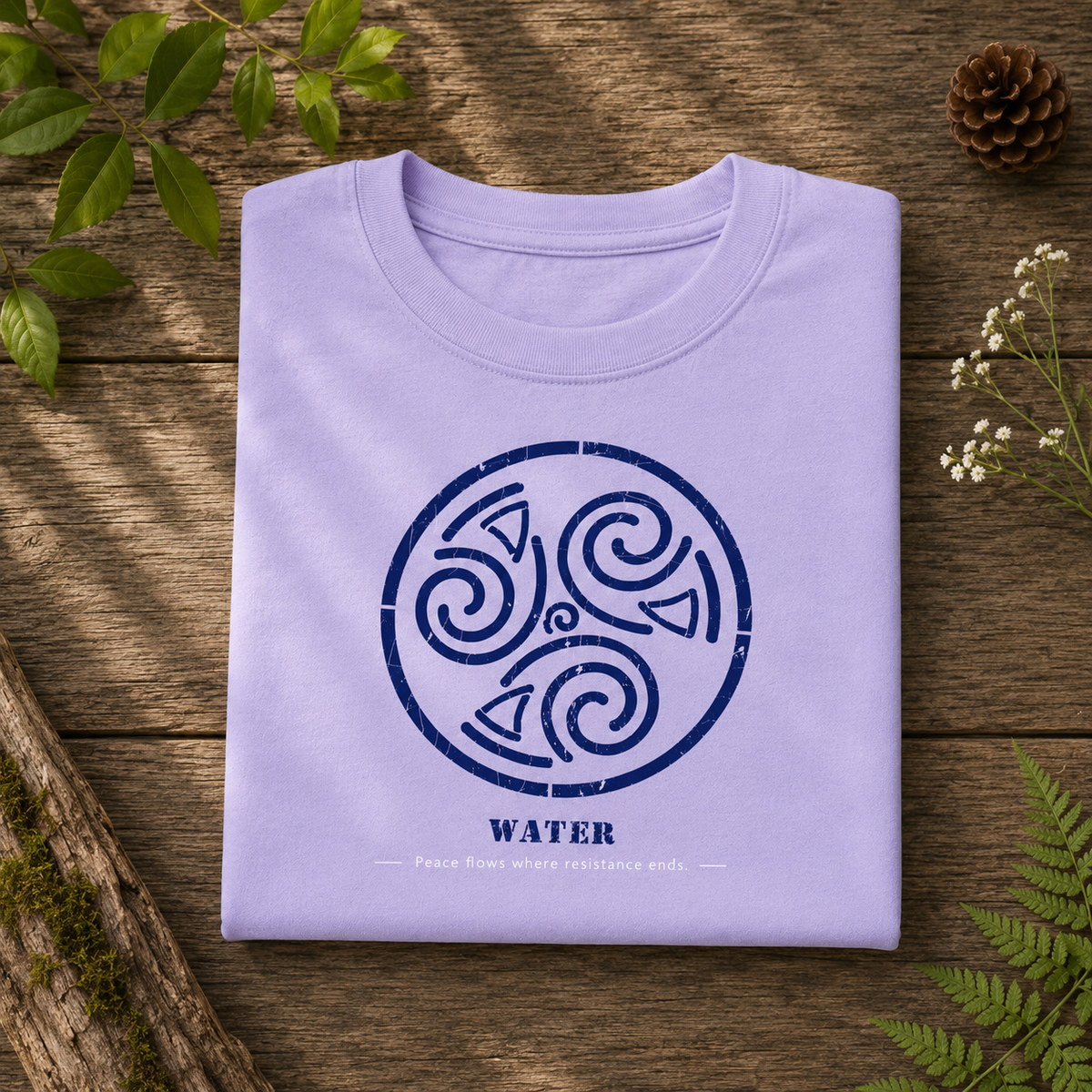 WATER- Peace flows where resistance ends.