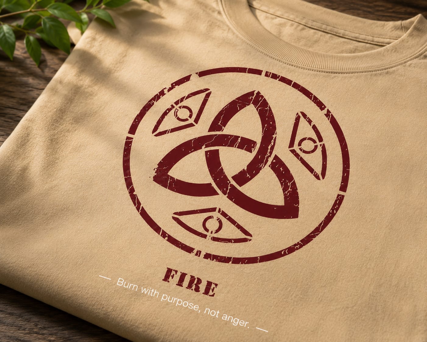 FIRE-Burn with purpose, not anger.
